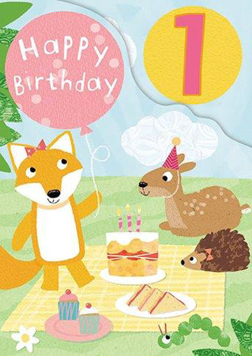 Picture of 1ST BIRTHDAY CARD